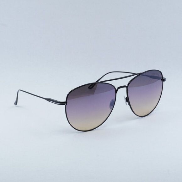 NEW TOM FORD MILLA FT0784 01C SHINY BLACK SUNGLASSES main image 10